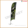 Hot sale advertising durable double sided feather flags&feather flag pole
